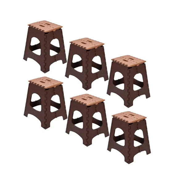 Set 6 Scaune pliabile plastic ideale pt camping sau pescuit