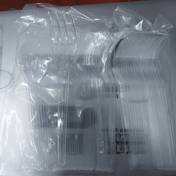 Set furculițe plastic transparent 2x50 buc