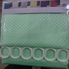 Perdea baie iuni 180x200 cu 12 carlige poliester gros cu inserții meta