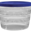 3 buc Cutie rotunda cu capac 1 litru