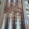 Joc Table 50x 50 cm cu tabla lemn și puluri plastic superlucioase