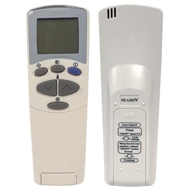 Telecomanda KS-LG01V universala dedicata pentru modele de aer conditionat LG, cât su cele din poza 1