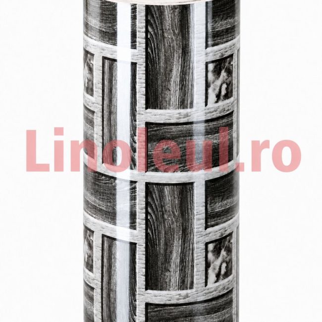 Linoleu Lucios Gri 2m lat x 20m lung, 1.20mm grosime, pt uz casnic- interior