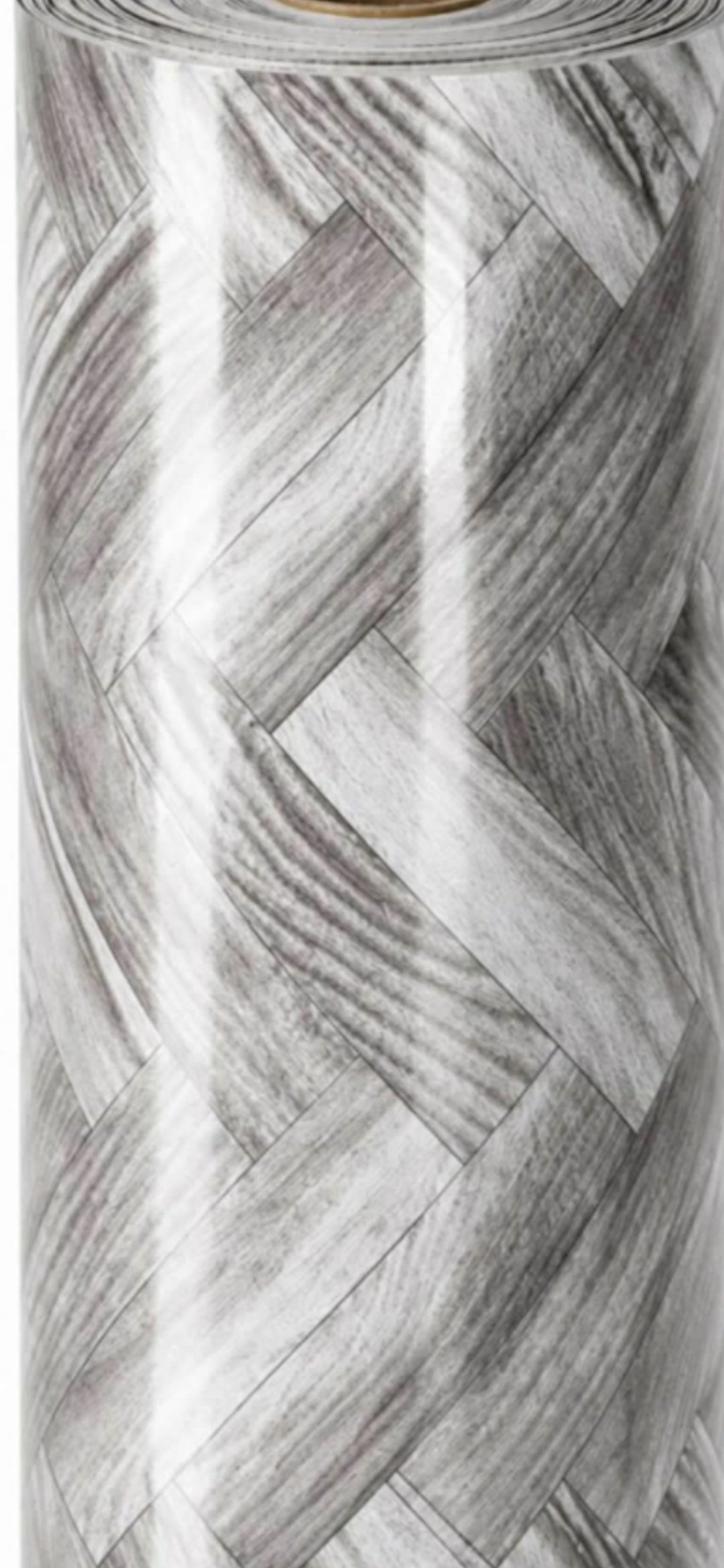 Linoleu Lucios Stil Parchet Gri 1,5m lat x 20 m lung, 1.20 mm grosime - Image 3