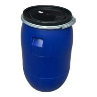 Butoi 85 L cu cerc metalic, fabricat din plastic alimentar