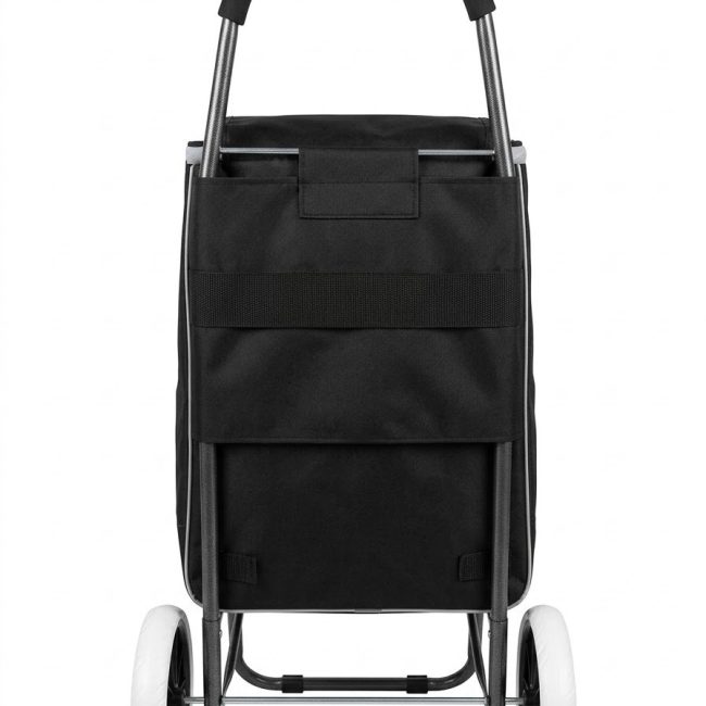 Carucior cumparaturi (piata) cu roti de 21cm diametru, 55x35x21 cm, inaltime totala 1metru