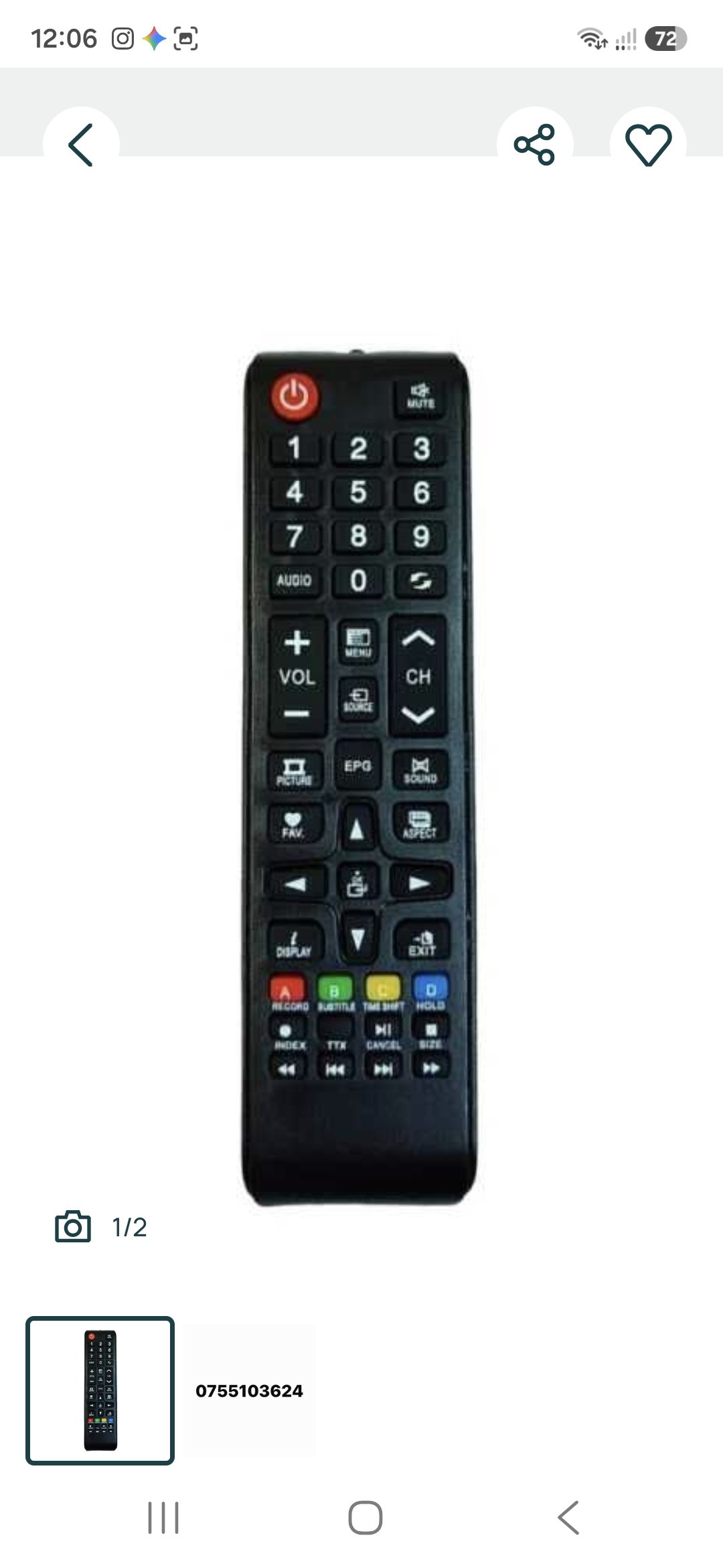 Telecomanda LCD Legend sau Akai EE-T22