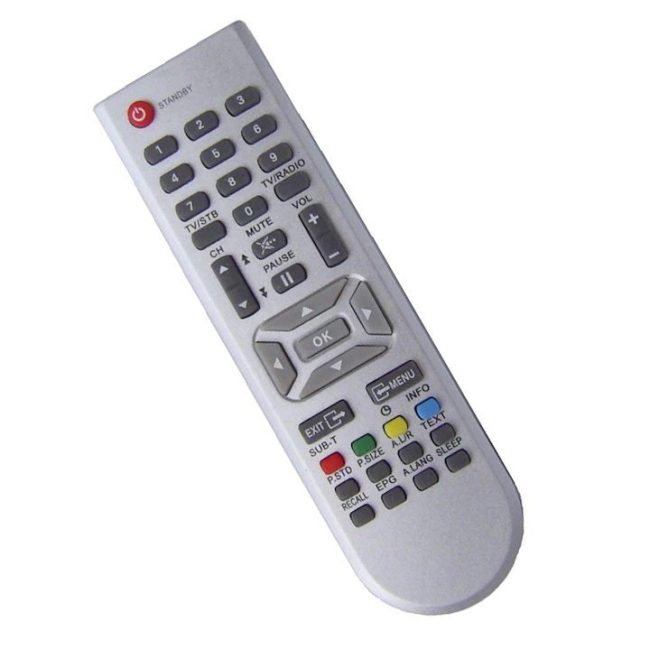 Telecomanda receiver Focus Sat gri, SAT-FCS.